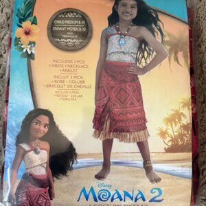 Disney Moana 2 Costume (Child Medium 8–10)